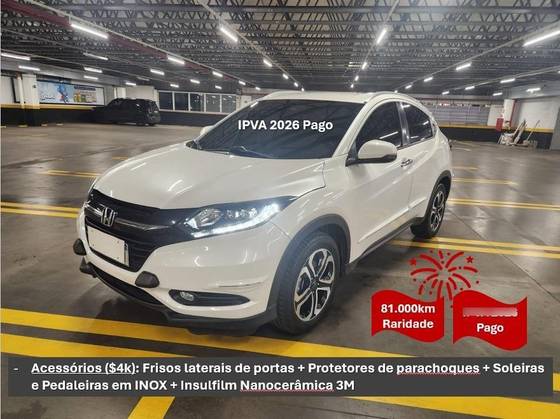HONDA HR-V 1.8 16V FLEX TOURING 4P AUTOMÁTICO HONDA HR-V 1.8 16V FLEX TOURING 4P AUTOMÁTICO